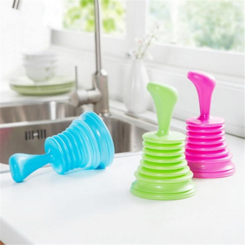 Toilet Drain Plungers Pipeline Dredger Household Sewer Suction Plug Kitchen Rubber Sink Plunger