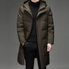 Down Jacket Men's Jacket Long Work Clothing Knee Thickened Middle-aged Outdoor