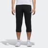 Adidas Neo Slim-Fit Cropped Sports Pants Men Bottoms Black DM4266