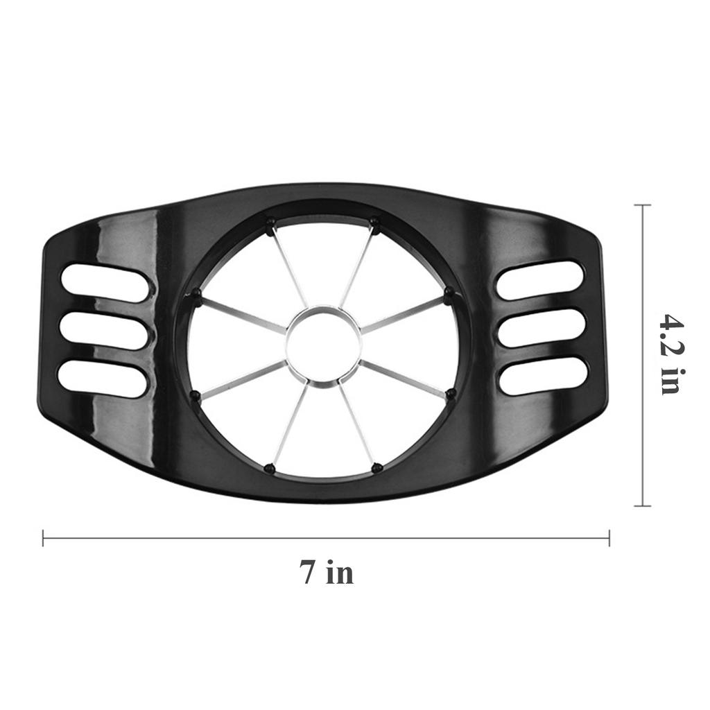 Резак для яблок из нержавеющей стали, 2 шт., ручная яблокорезка, кухонный инструмент для нарезки фруктов, бытовые кухонные гаджеты
