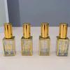 2 шт./набор Случайный узор Роскошный Золотой Роликовый флакон для эфирных масел Многоразовый Флакон для духов Стеклянный Ролик Флакон для эфирных масел Контейнер для косметики