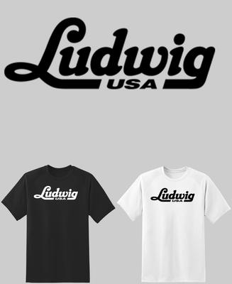 Основная футболка Ludwig Drums 6 размеров S-6XL! Быстрый корабль!