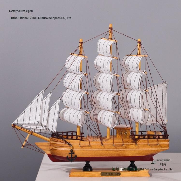 Орнамент Парусная лодка - Модель для украшения дома или офиса