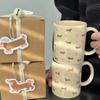 340 мл кружка для кофе с милым рисунком таксы керамическая чашка с ручкой чашки для кофе, чая, молока, завтрака, воды, кухонная посуда