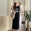 2026 new pocket short-sleeved t-shirt skirt women's Korean version loose casual large size small flying sleeve dress long dress summer