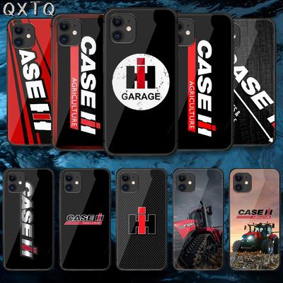 Чехол с логотипом трактора CASE IH для iPhone Samsung Galaxy Redmi Note S 17 16 15 14 13 20 24 25 54 Pro Max Ultra Fe Чехол из закаленного стекла
