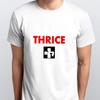 ТРИЖДЫ ФУТБОЛКА Все размеры S M L XL XXL цвета Черный Белый
