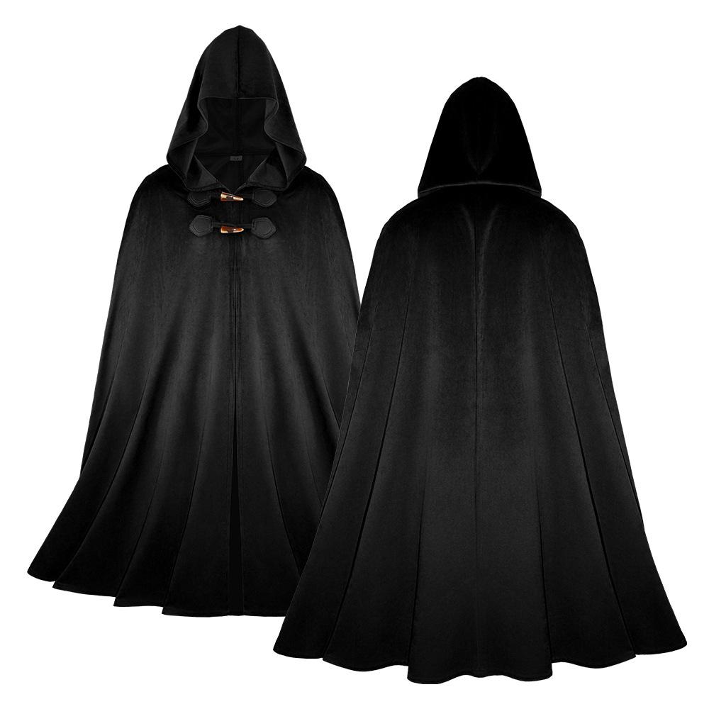 Средневековый, Голландский бархат, Хэллоуинская палатка для боя с капюшоном, Плащ, Пират-рейнджер, Воин, Косплей-персонаж, Косплей-костюм