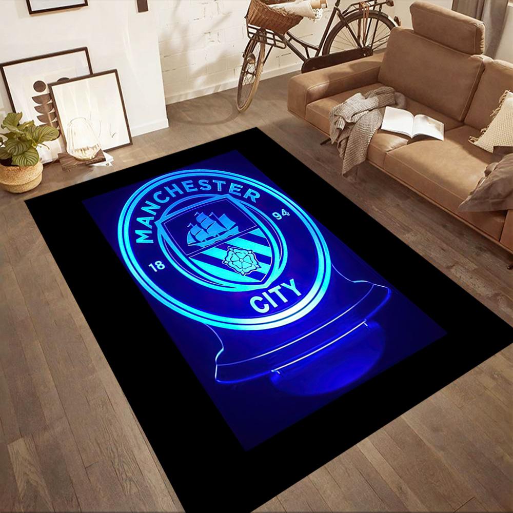 Manchester City Area Rug Design For Living Rooms Bedrooms Decorate Room Outdoor Antislip Carpet Anime Office Decor