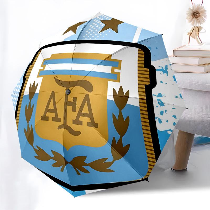 Argentina Football Association Automatic Opening and Closing, 8 rib Structure Portable Umbrella, Suitable for Men and Women in All Seasons