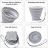 2025 Latest Model 2 Pcs Collapsible Cups, Silicone Collapsible TravelCup
