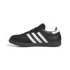 Футзальные кроссовки Samba Leather 10075 Core Black cm [Adidas] Мужские черные/Обувь белая/Core (019000) 27,0