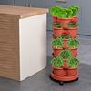 Stackable Flower Pot Vertical Garden Planter with Water Drainage Multi-tier