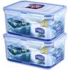 Герметичный пластиковый набор контейнеров для хранения продуктов - 2 x 1,1 л