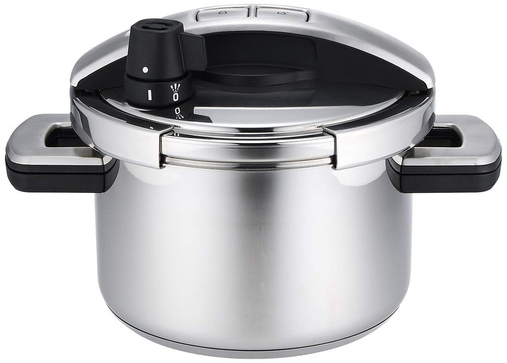 Скороварка Meyer Pressure Ultra High Pressure из нержавеющей стали, совместимая с набором рецептов, разработанная под руководством Масахиро Касахары.