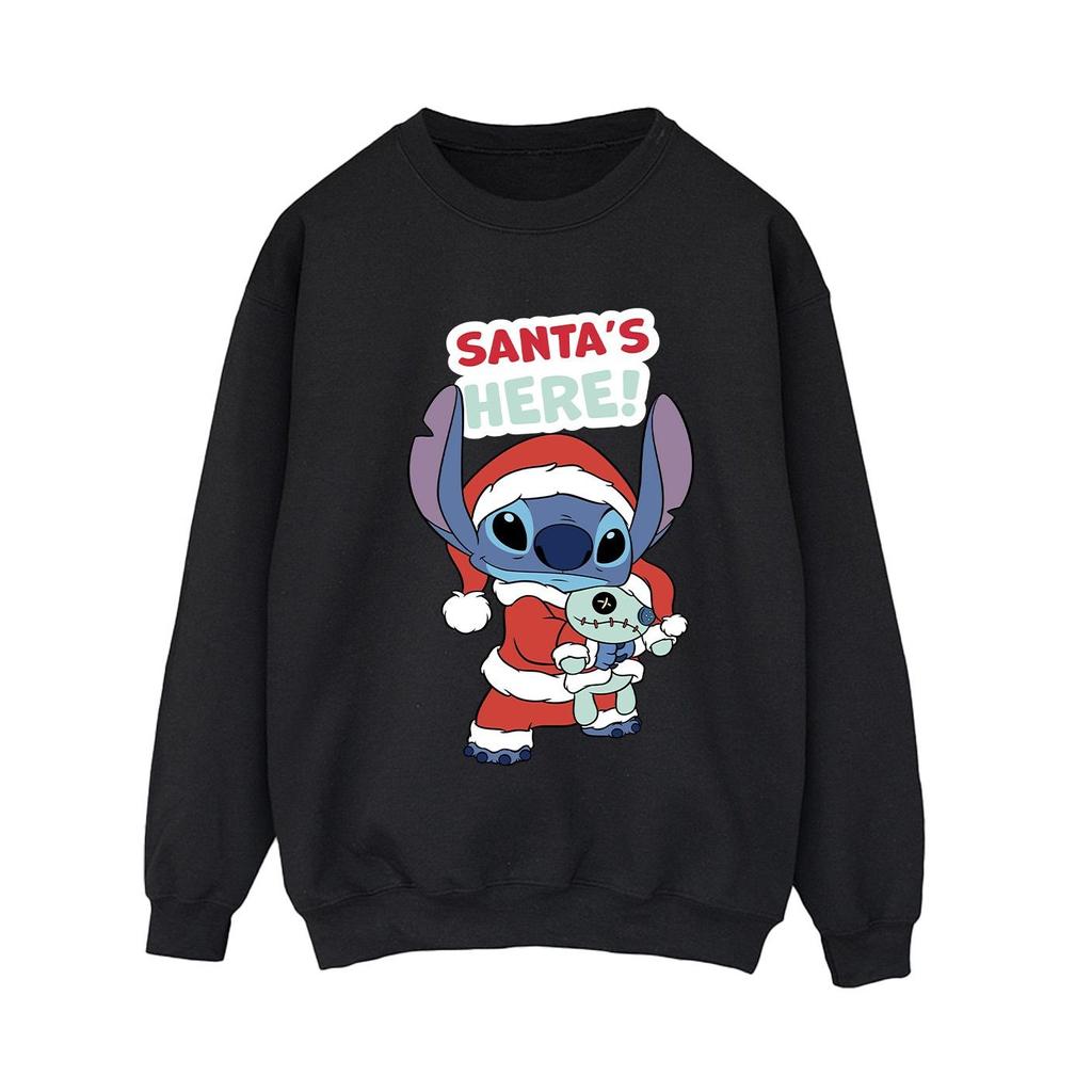 Disney Womens/Ladies Lilo & Stitch Santa´s Here Sweatshirt