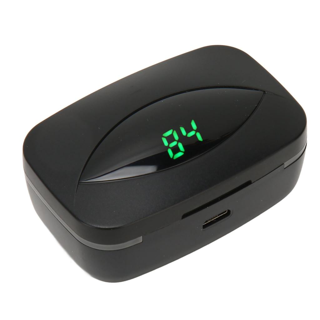 Беспроводные наушники Bluetooth 5.3 IPX7 с защитой от воды, мощными басами и шумоподавлением, с чехлом для зарядки