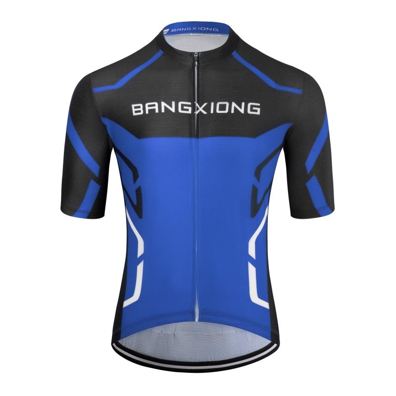 Новинка 2023 года, велосипедный костюм с короткими рукавами, высокая эластичность, быстросохнущий дорожный велосипед, мужской летний дышащий топ