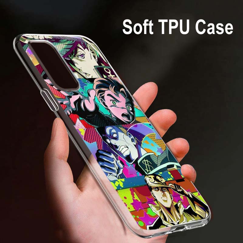 Jojo's Bizarre Adventure Jojo для OPPO Reno7 SE 6 5 ZF 4G 5G Find X2 X3 Neo Lite Pro Plus прозрачный мягкий чехол для телефона
