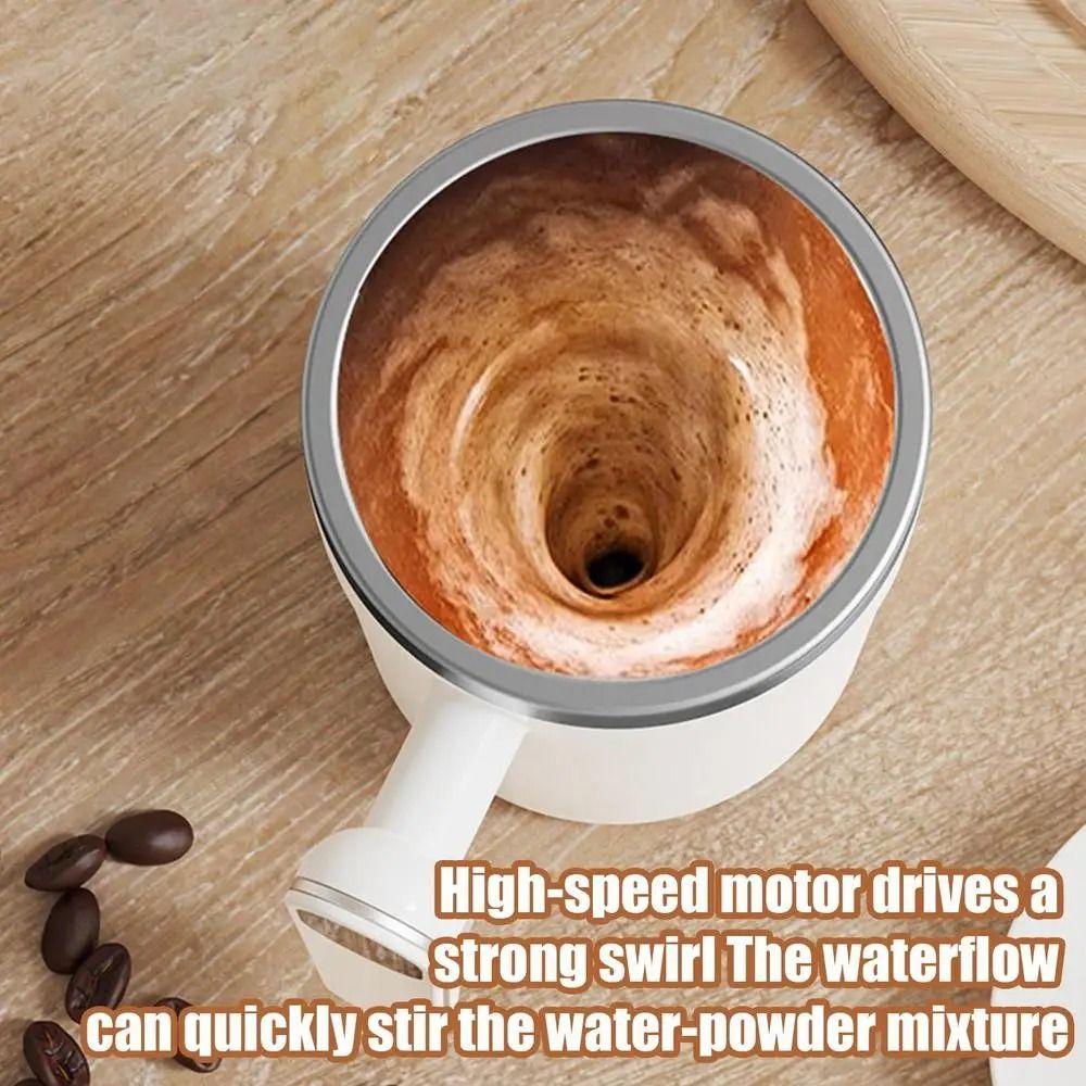 Цифровой дисплей Автоматическая чашка для перемешивания Пылезащитная крышка Электрическая кружка-мешалка Молоко