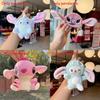 Плюшевый брелок Stitch с кольцом для ключей для украшения рюкзака и коллекционеров