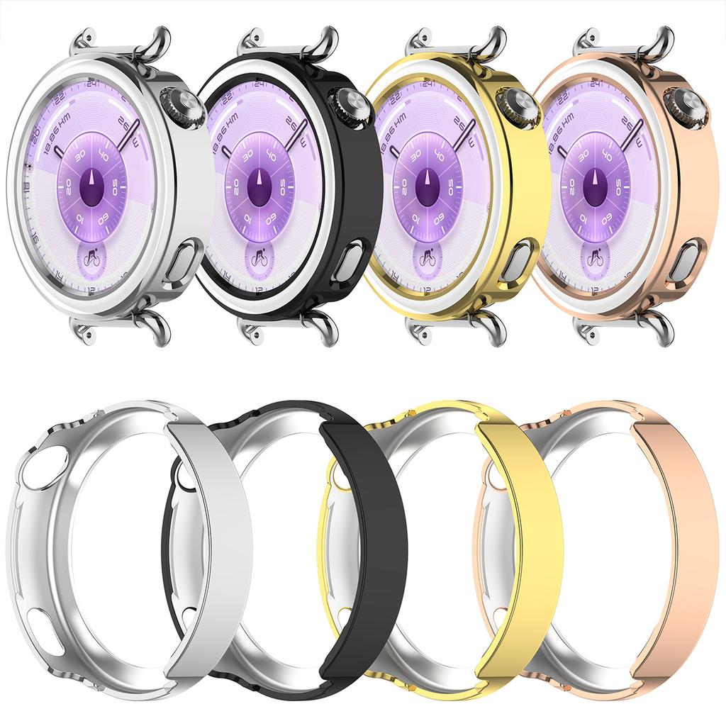 PC Hollow Case Frame for Huawei Watch GT6 41mm  Diamond Crystal Bumper Protector for GT5 41mm Shell Accessorie