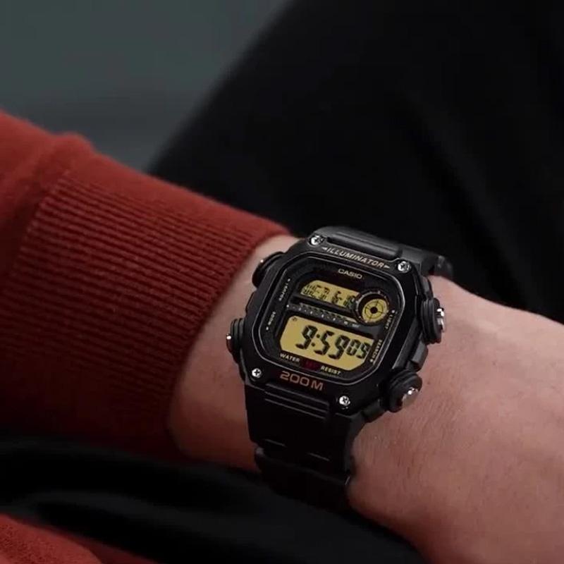 Casio Серия G-SQUAD Серия STANDARD Модный тренд Классический Маленький квадрат Ударопрочный Батарея на 10 лет Водонепроницаемый Механизм Кварцевый механизм DW-291H-9AV