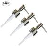 (Nikita) 3PCS Kitchen Sink Soap Dispenser Lid Lotion Pump Bottle Cap Electroplating Plastic For Kitchen Bathroom