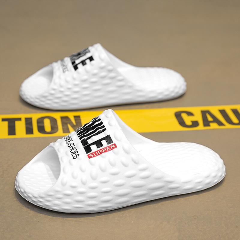 Women's Thick Soled Soft Slippers New Summer Fashion Indoor Outdoor Anti Slip Shock-absorbing Sandals Beach Flat Casual Shoes