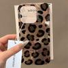 Retro Leopard Print Vortex Pattern Women Phone Case for Iphone 16 15 14 7 8 Plus 13 11 12 Pro Max X XS XR SE 2022 2020 16e Cover