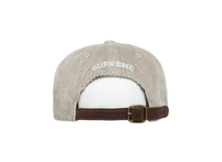 Supreme Corduroy S Logo 6-Panel Stone