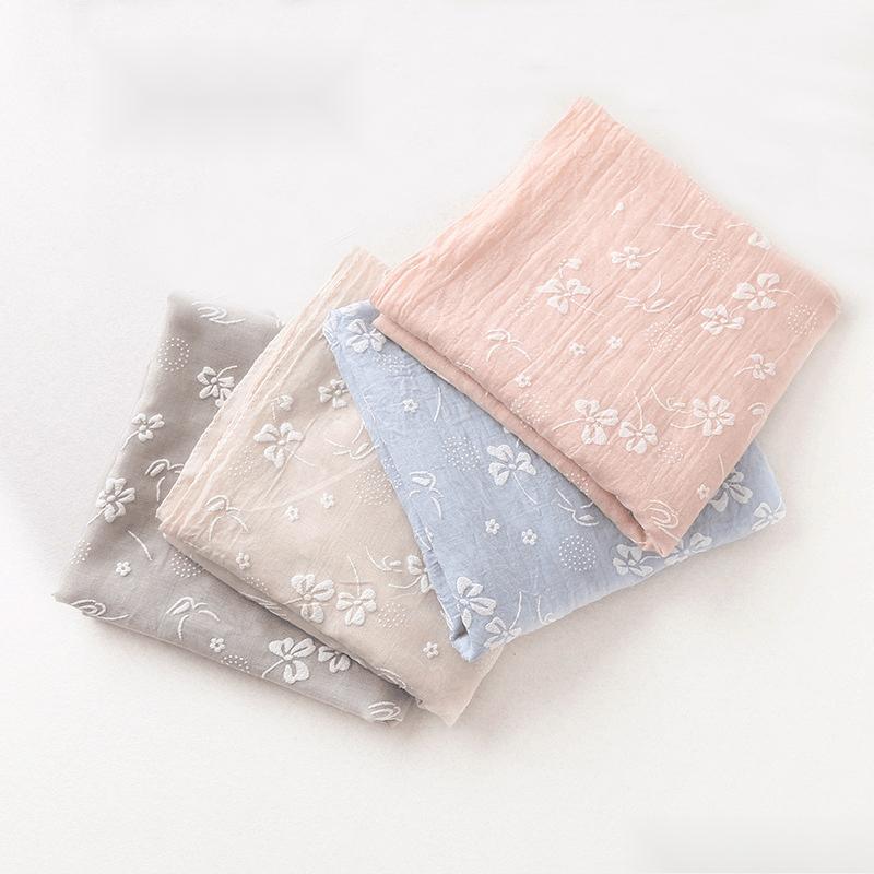 Spring/Fall Women Scarf Embroider Fashion Long Scarves Cotton Winter