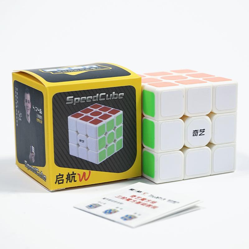 Qiyi 3x3x3 4x4x4 5x5x5 Профессиональный кубик Рубика Черные наклейки Скоростной кубик-головоломка Обучающий Кубо Магико Игрушки, разработанные для детей Подарки для детей