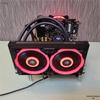 Простой открытый акриловый корпус для материнских плат MATX/ITX