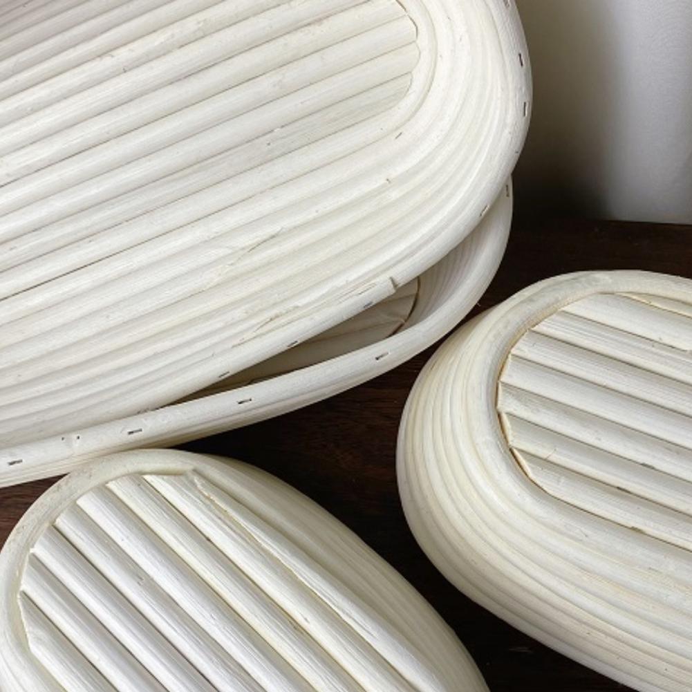 Oval Bread Proofing Basket Baking Supplies Bread Fermentation Baskets Bowl Woven Sourdough Banneton Bread Basket Kitchen Gadgets