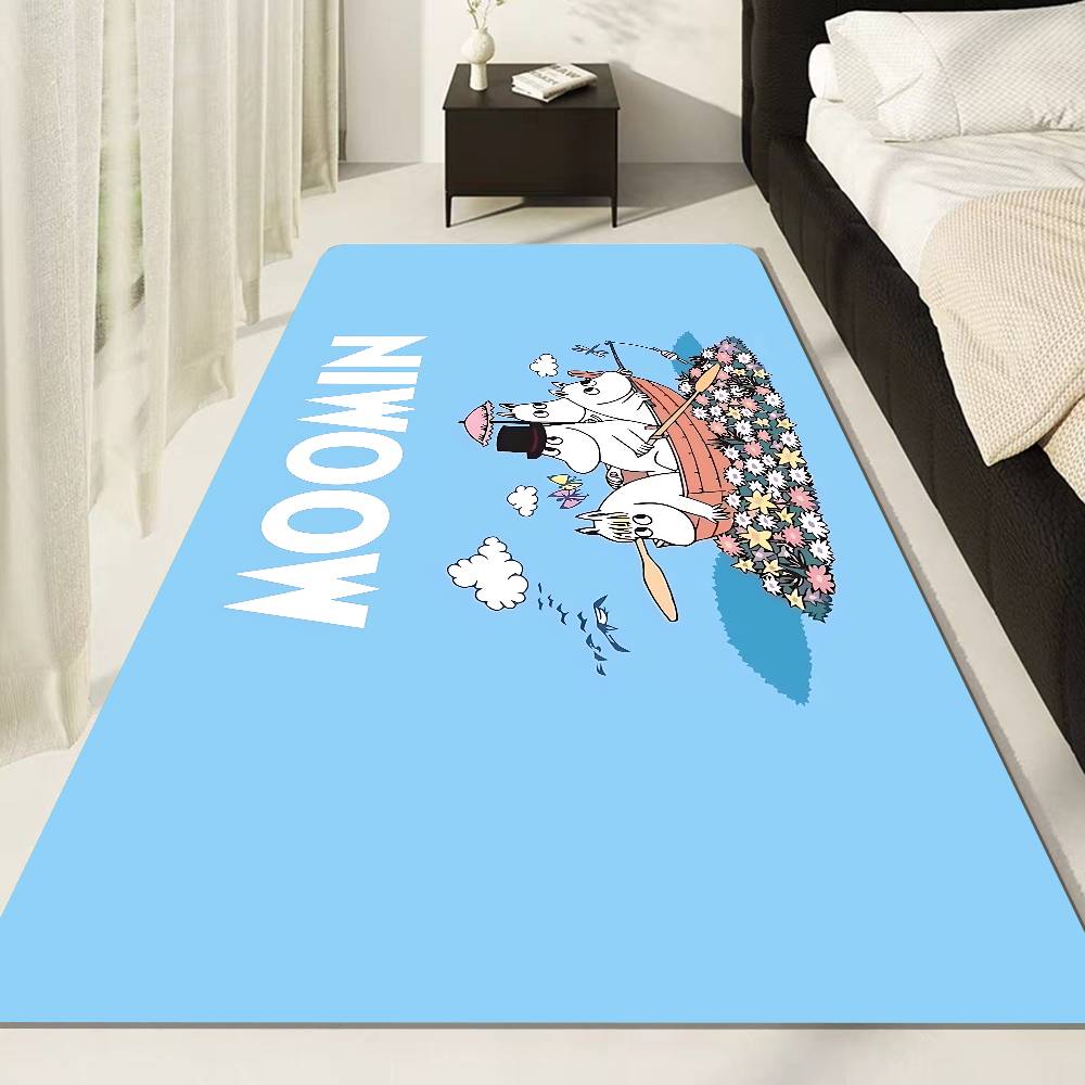 Moomin Door Mat Nordic Style Bedroom Living Room Doormat Home Balcony Anti-Slip Alfombra