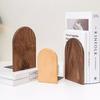 Nature Wooden Bookends Desktop Bookshelf Desk Organizer Office Home Book Accessories Storage Book Holder Wood Book Ends