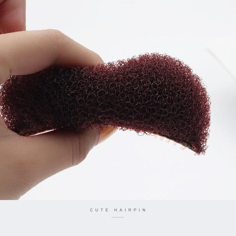 Невидимая пушистая заколка-подкладка для волос, основа для пучка, губчатая заколка, инструмент для укладки пучка, создание пучка, плетение, женщины