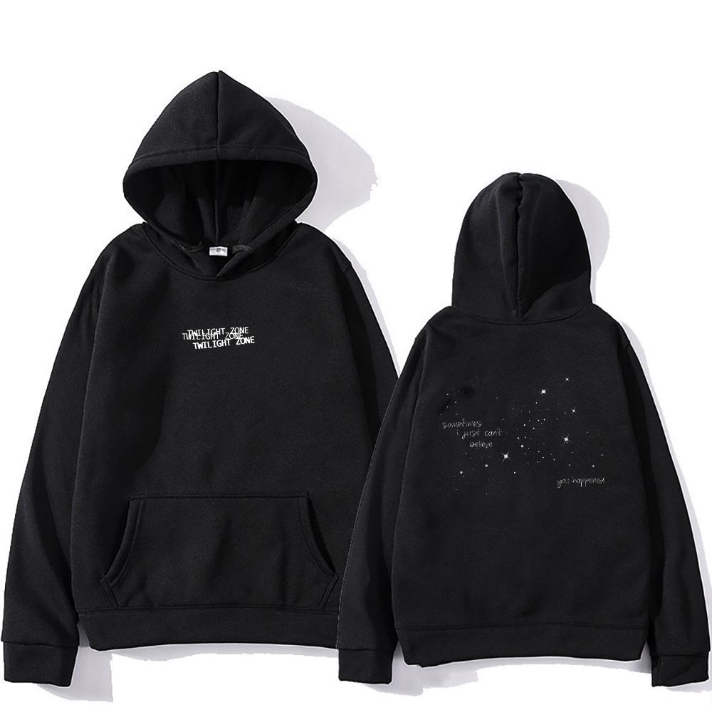 Ariana Grande Twilight Zone Constellation Hoodie Men Women Casual Clothes Unisex Fashion Oversized Sweatshirts Y2K Hoody