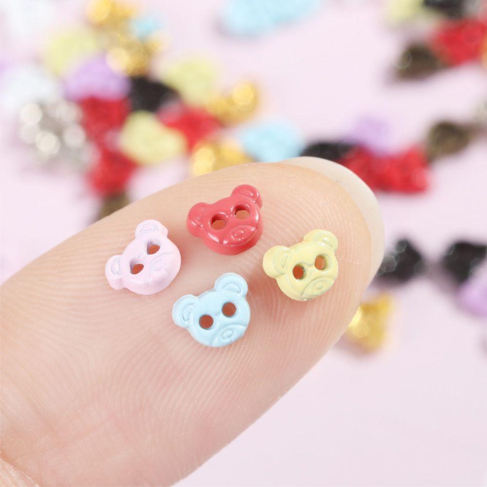 5 мм Craft Dollhoues Миниатюрная одежда Швейные пряжки Мини-пуговицы DIY Кукольная одежда Металлическая пряжка