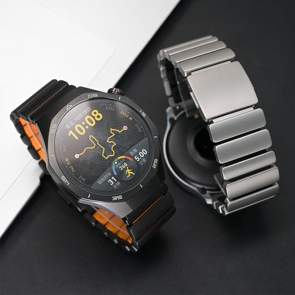 22mm Titanium Band for Huawei Watch GT6 Pro 46mm GT5Pro Luxury Bussiness Strap Metal Bracelet for Seiko for Amazfit Balance 3 2R