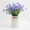 5 голов весенняя трава цветок водная трава фиолетовая ткань художественный цветок имитация цветка дома на открытом воздухе свадебное украшение искусственный цветок