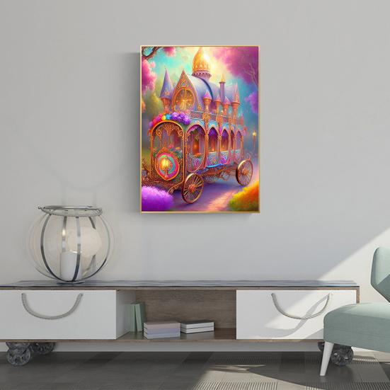 DIY 5D Diamond Art Kit Книжный шкаф Комод Узор Повышение креативности Уменьшение стресса Развивайте терпение Вышивка Мозаика Вышивка крестиком Украшение дома