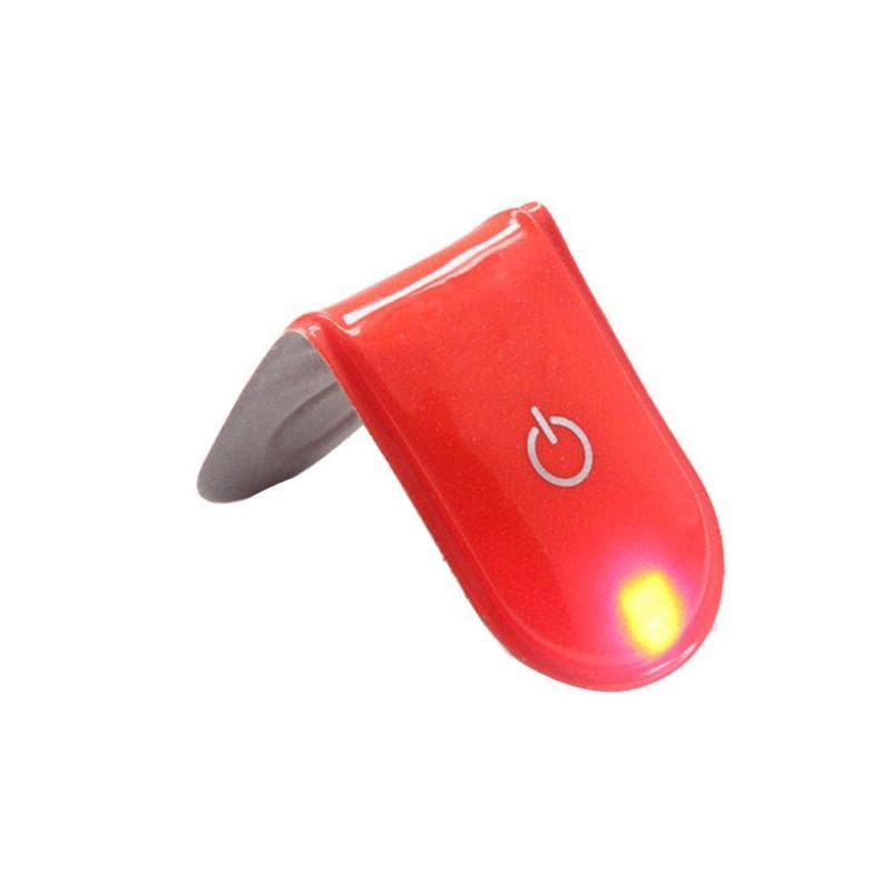 1 Pc LED Safety Light Reflective Magnet Clip On Strobe Run Walking Bike Cycling Lamp
