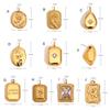 DIY Jewelry Making Necklace Pendant Practical Stainless Steel Gold Tone Pendant Charms For Handmade Accessories