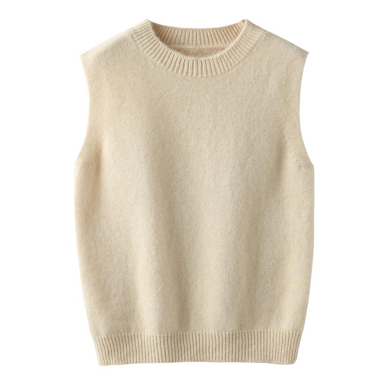 Новый детский sleeveless свитер с V-образным вырезом из 100% шерсти