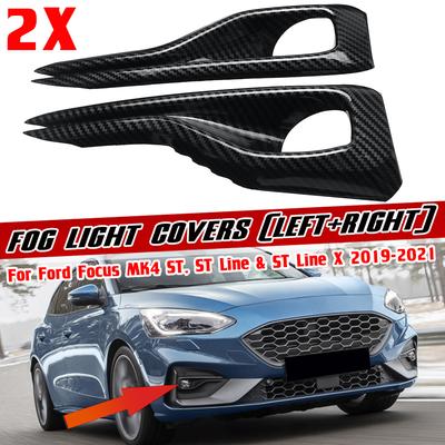 Пара Накладок на Противотуманные Фары, Декоративные Полоски-«Брови» для Ford Focus MK4 ST, ST Line и ST Line X - Аксессуары для Стайлинга Автомобиля