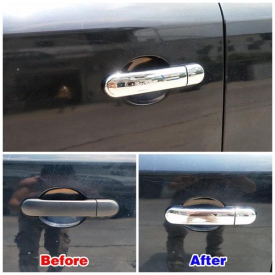 8Pcs Chrome Exterior Car Door Handle Cover Trim For Nissan Versa Tiida 2005-2011