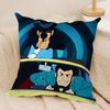 AArsene Lupin The Third Cushion Cover Silky Short Plush Invisible Zipper Dustproof Sofa Pillow Case for Home Decor