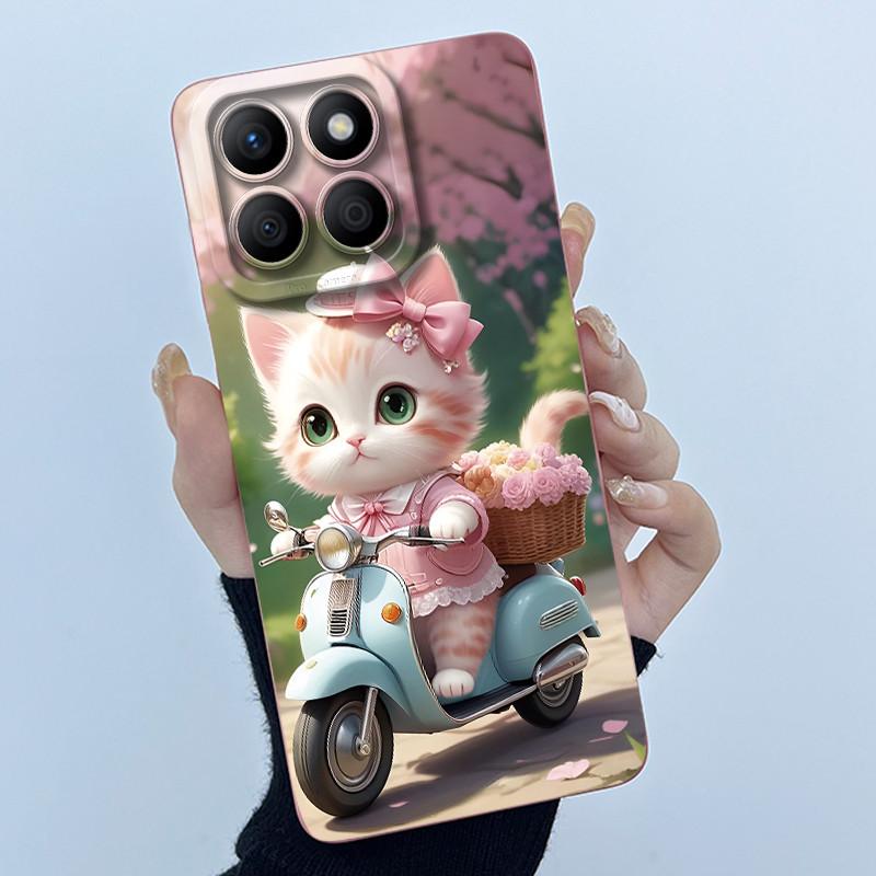 Чехол для Honor X8c Жидкий ТПУ Мягкий Силикон Красивый Узор Чехол для Телефона для Huawei Honor X8c Чехол HonorX8C x 8c Ударопрочный Чехол
